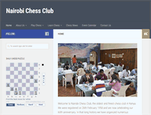 Tablet Screenshot of nairobichessclub.com